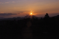 Sonnenuntergang Ammergebirge